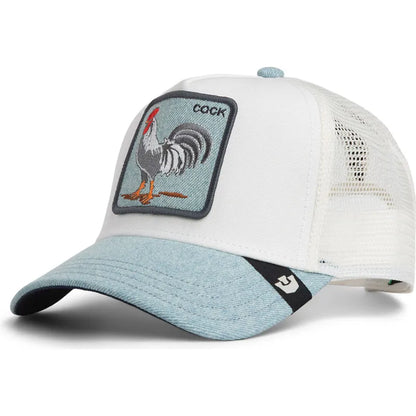 GORRA TRUCKER GALLO "COCK" - AZUL DENIM - GOORIN BROS THE FARM ANIMALS | 101-2957