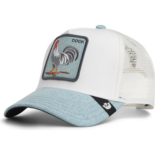 GORRA TRUCKER GALLO "COCK" - AZUL DENIM - GOORIN BROS THE FARM ANIMALS | 101-2957