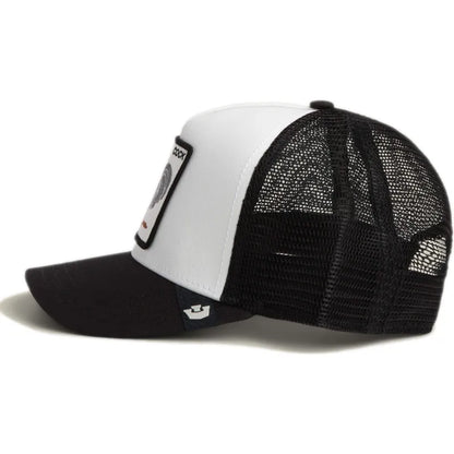 GORRA TRUCKER GALLO "THE COCK" - NEGRO/BLANCO - GOORIN BROS THE FARM ANIMALS | 101-2458