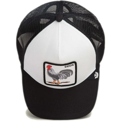 GORRA TRUCKER GALLO "THE COCK" - NEGRO/BLANCO - GOORIN BROS THE FARM ANIMALS | 101-2458
