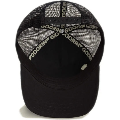 GORRA TRUCKER GALLO "THE COCK" - NEGRO/BLANCO - GOORIN BROS THE FARM ANIMALS | 101-2458
