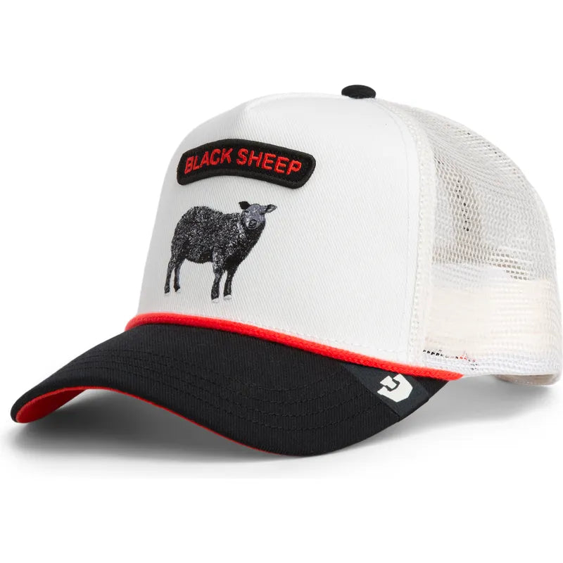 GORRA TRUCKER OVEJA "THE BLACK SHEEP" - BLANCA/NEGRO - GOORIN BROS THE FARM ANIMALS | 101-2616