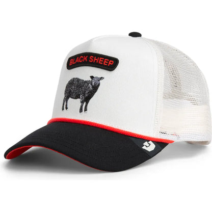 GORRA TRUCKER OVEJA "THE BLACK SHEEP" - BLANCA/NEGRO - GOORIN BROS THE FARM ANIMALS | 101-2616