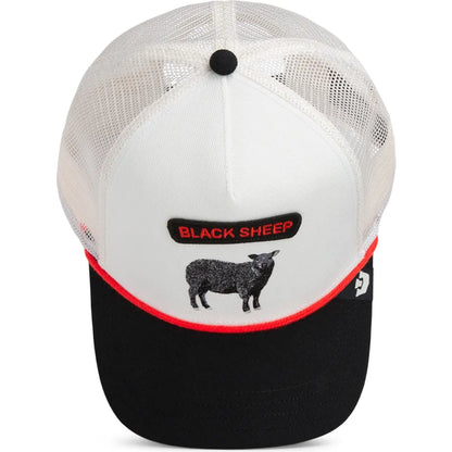 GORRA TRUCKER OVEJA "THE BLACK SHEEP" - BLANCA/NEGRO - GOORIN BROS THE FARM ANIMALS | 101-2616