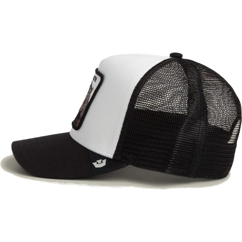 GORRA TRUCKER PANTERA "STRENGTH PANTHER" - BLANCO/NEGRO - GOORIN BROS THE FARM ANIMALS | 101-2998