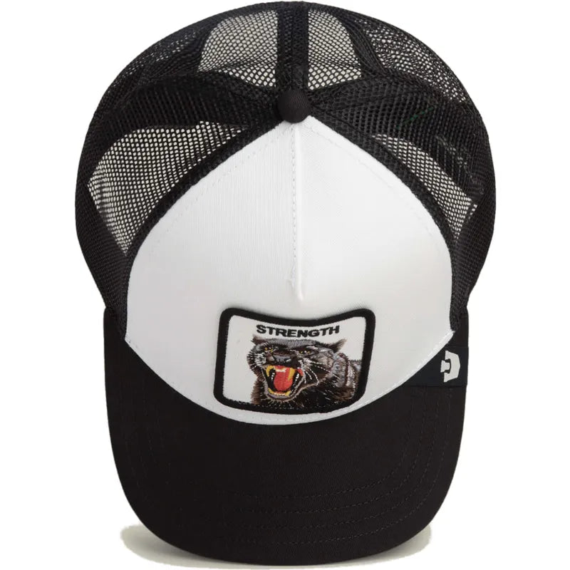 GORRA TRUCKER PANTERA "STRENGTH PANTHER" - BLANCO/NEGRO - GOORIN BROS THE FARM ANIMALS | 101-2998