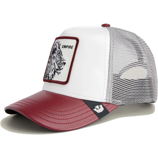 GORRA TRUCKER SCORPION "COURTSIDE EMPIRE " - GRANATE/BLANCO - GOORIN BROS THE FARM ANIMALS | 101-2443