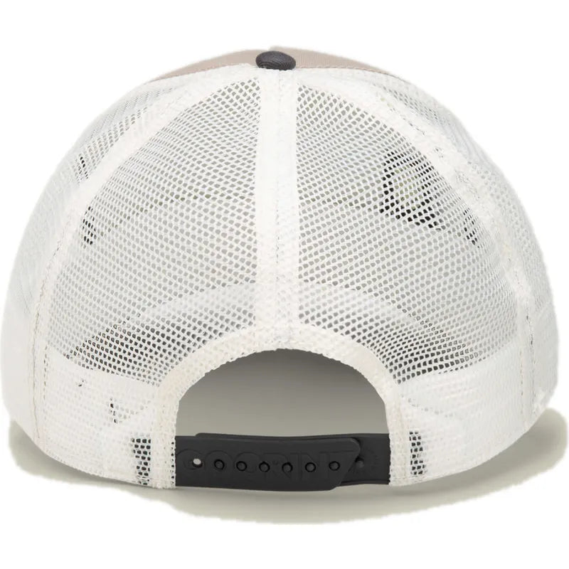 GORRA TRUCKER CALAVERA "CANCELLED SKULL" - BEIGE/NEGRO- GOORIN BROS THE FARM ANIMALS | 101-2392-MULTI