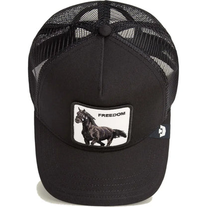 GORRA TRUCKER CABALLO "FREEDOM HORSE" - NEGRO - GOORIN BROS THE FARM ANIMALS | 101-2594