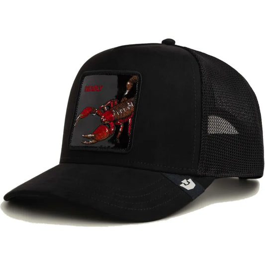 GORRA TRUCKER ESCORPIÓN "DEADLY" - NEGRO - GOORIN BROS THE FARM ANIMALS | 101-2980