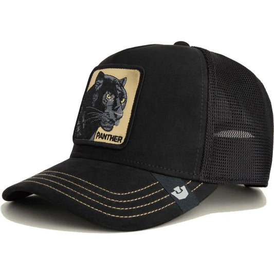 GORRA TRUCKER PANTERA "GOLDEN PANTHER" - NEGRO - GOORIN BROS THE FARM ANIMALS | 101-2529