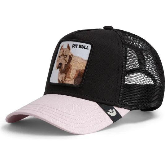GORRA TRUCKER PERRO "PITBULL" - NEGRO - GOORIN BROS THE FARM ANIMALS | 101-3429