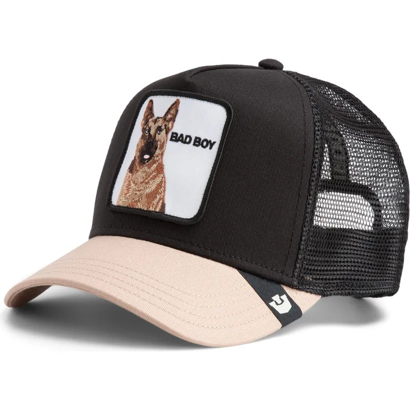 GORRA TRUCKER PASTOR ALEMÁN "BAD BOY" - BLACK - GOORIN BROS 101-0382