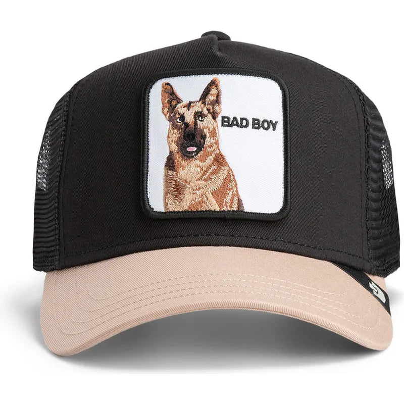 GORRA TRUCKER PASTOR ALEMÁN "BAD BOY" - BLACK - GOORIN BROS 101-0382