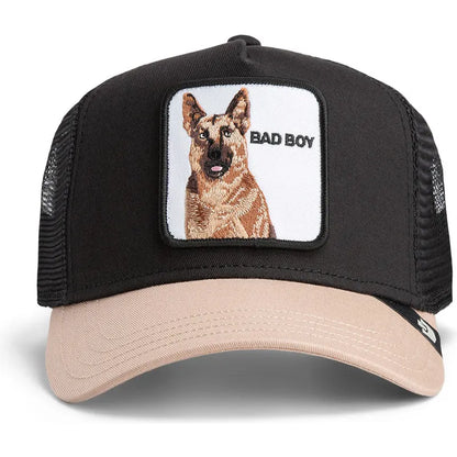 GORRA TRUCKER PASTOR ALEMÁN "BAD BOY" - BLACK - GOORIN BROS 101-0382