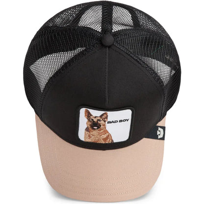 GORRA TRUCKER PASTOR ALEMÁN "BAD BOY" - BLACK - GOORIN BROS 101-0382
