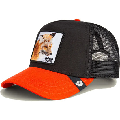 GORRA TRUCKER ZORRO "LOOKS FOX" - NEGRO/NARANJA - GOORIN BROS THE FARM ANIMALS | 101-2386