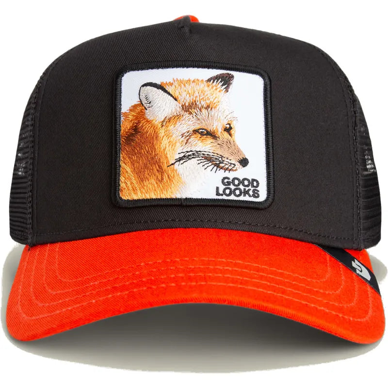 GORRA TRUCKER ZORRO "LOOKS FOX" - NEGRO/NARANJA - GOORIN BROS THE FARM ANIMALS | 101-2386