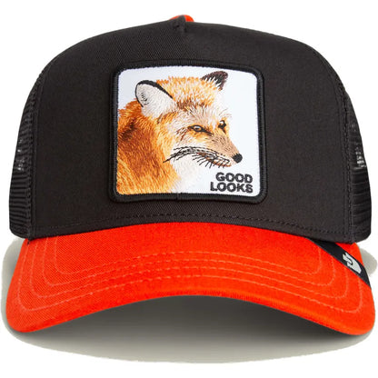 GORRA TRUCKER ZORRO "LOOKS FOX" - NEGRO/NARANJA - GOORIN BROS THE FARM ANIMALS | 101-2386