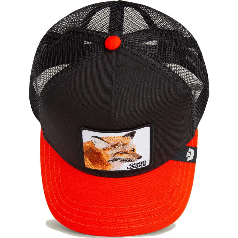 GORRA TRUCKER ZORRO "LOOKS FOX" - NEGRO/NARANJA - GOORIN BROS THE FARM ANIMALS | 101-2386