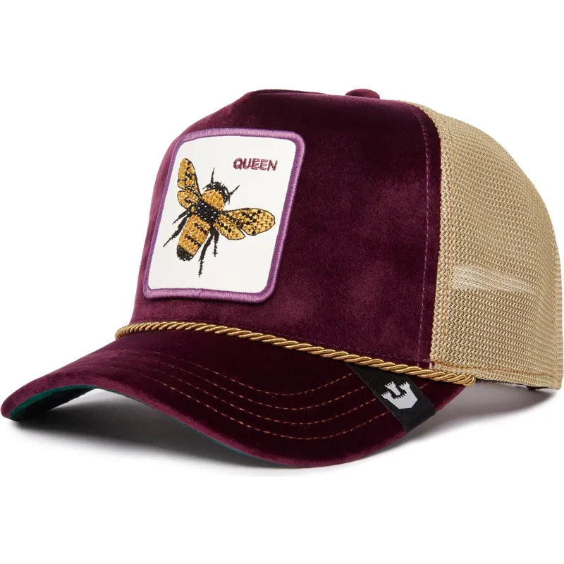 GORRA TRUCKER ABEJA "QUEEN" - VIOLETA - GOORIN BROS THE FARM ANIMALS | 101-1722