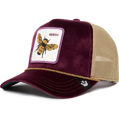 GORRA TRUCKER ABEJA "QUEEN" - VIOLETA - GOORIN BROS THE FARM ANIMALS | 101-1722