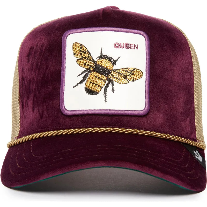 GORRA TRUCKER ABEJA "QUEEN" - VIOLETA - GOORIN BROS THE FARM ANIMALS | 101-1722