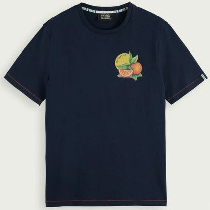 CAMISETA CON ESTAMPADO - AZUL MARINO - SCOTCH & SODA | 172463