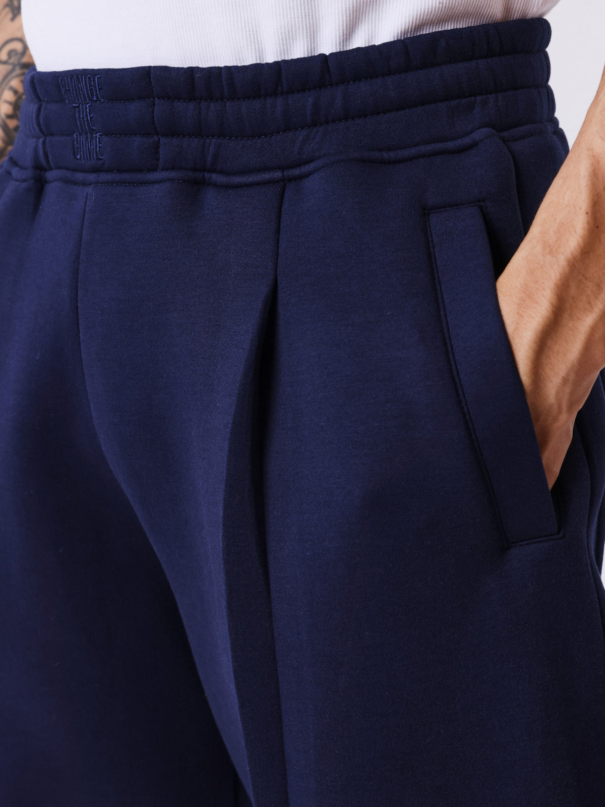 PANTALÓN CHANDAL NEOPRENO - AZUL MARINO - PROJECT X PARIS | PXP-2644107-BS