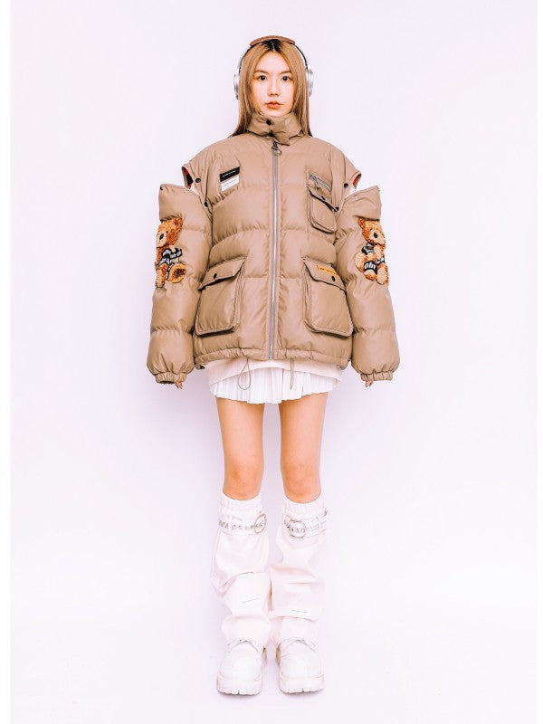 CHAQUETA / CHALECO PUFFER "TEDDY" - MARRÓN - TEDDY CAPSULE MOD WAVE MOVEMENT | MW074071389