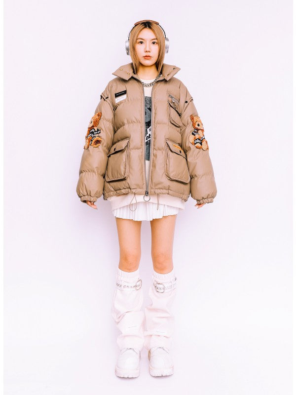 CHAQUETA / CHALECO PUFFER "TEDDY" - MARRÓN - TEDDY CAPSULE MOD WAVE MOVEMENT | MW074071389