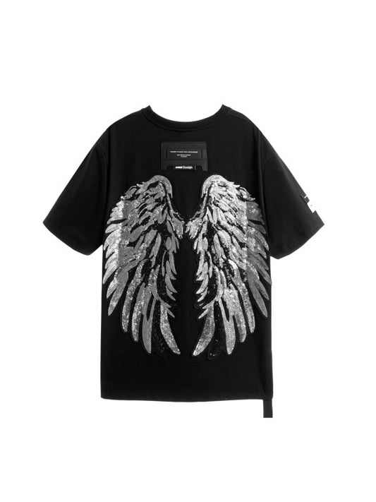 CAMISETA ALAS - NEGRO - WINGS CAPSULE MOD WAVE MOVEMENT | MW092020098