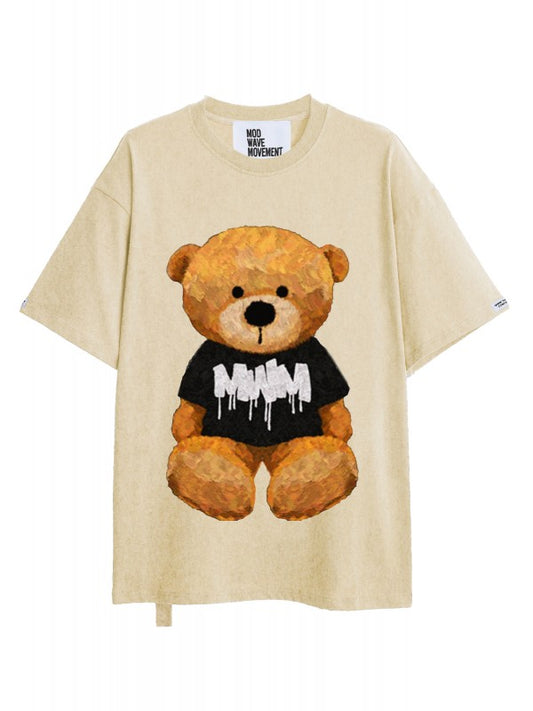 CAMISETA "TEDDY" - ECRU - TEDDY CAPSULE MOD WAVE MOVEMENT | MW072021392