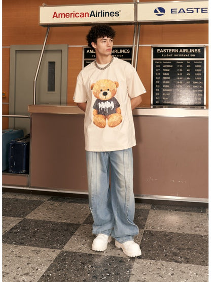 CAMISETA "TEDDY" - ECRU - TEDDY CAPSULE MOD WAVE MOVEMENT | MW072021392