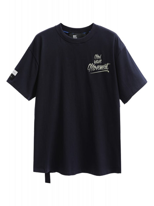 CAMISETA "FLORAL" - AZUL MARINO - BLACK CAPSULE MOD WAVE MOVEMENT | MW082020538