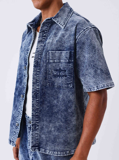 CAMISA DE MANGA JEANS - AZUL - PROJECT X PARIS | PXP 2693109