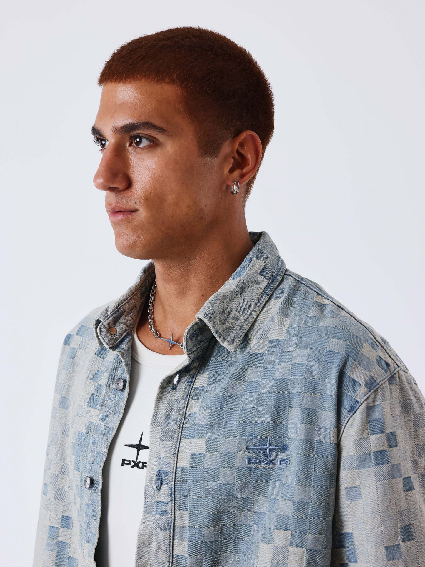 CAMISA DE MANGA CORTA VAQUERA - AZUL - PROJECT X PARIS | PXP 2693115