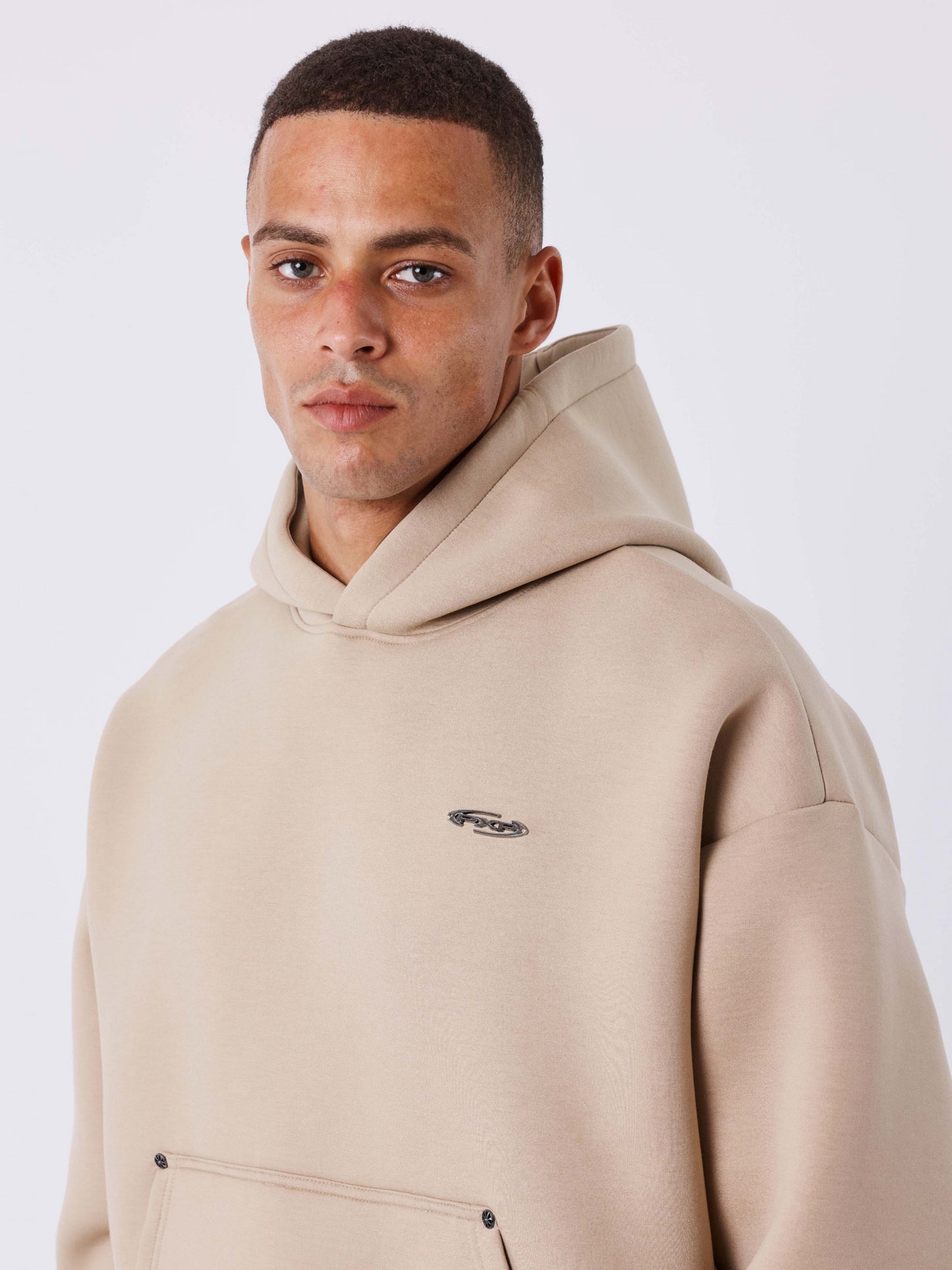 SUDADERA CON CAPUCHA NEOPRENO - BEIGE - PROJECT X PARIS | PXP 2522184_TP
