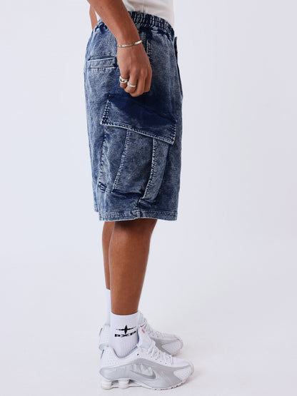 BERMUDA CARGO JEANS - AZUL - PROJECT X PARIS | 2694109-BL