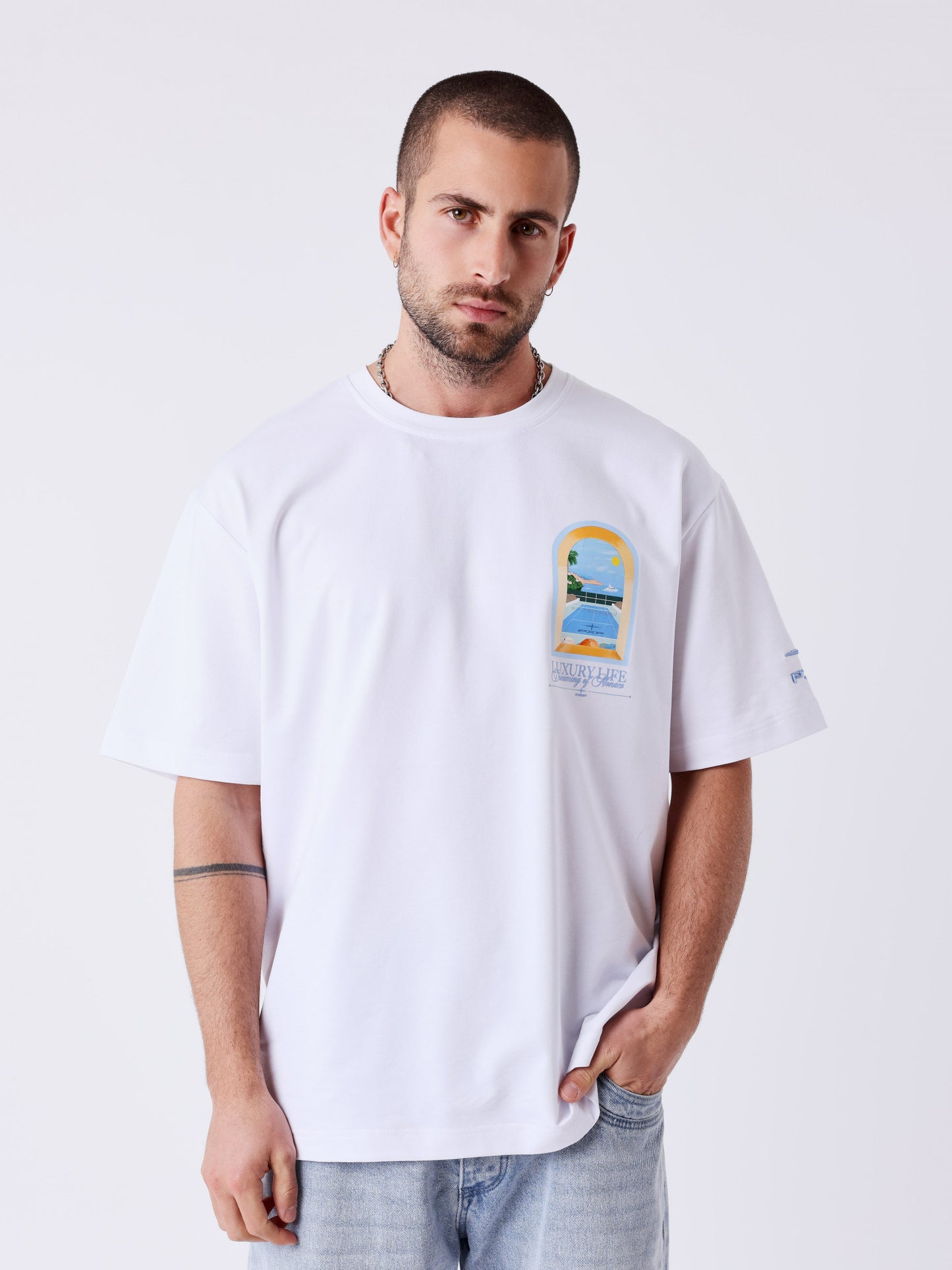 CAMISETA LUXURY LIFE - BLANCO - PROJECT X PARIS | 2611163-W
