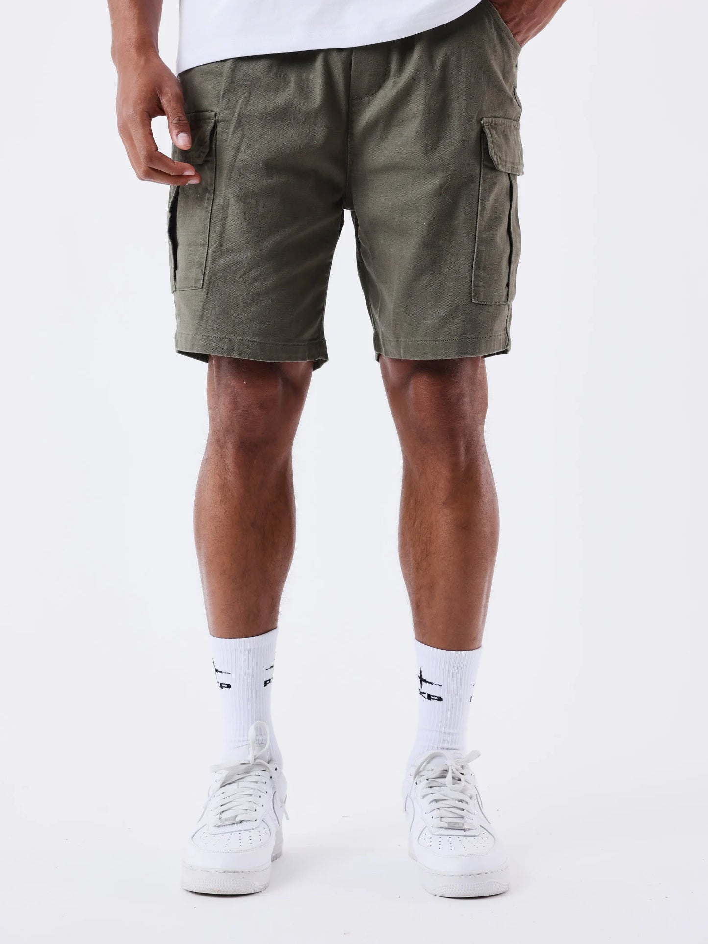 PANTALÓN CORTO TÉCNICO - VERDE OLIVA - PROJECT X PARIS | PXP 2542035_OG
