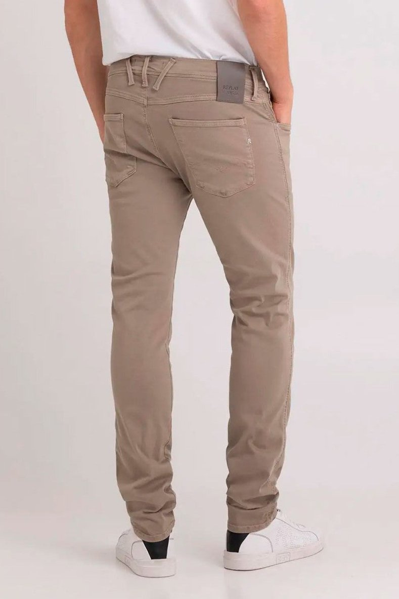 PANTALÓN VAQUERO AJUSTADO SLIM FIT ANBASS HYPERFLEX - BEIGE - REPLAY | M914Y.000.8366197