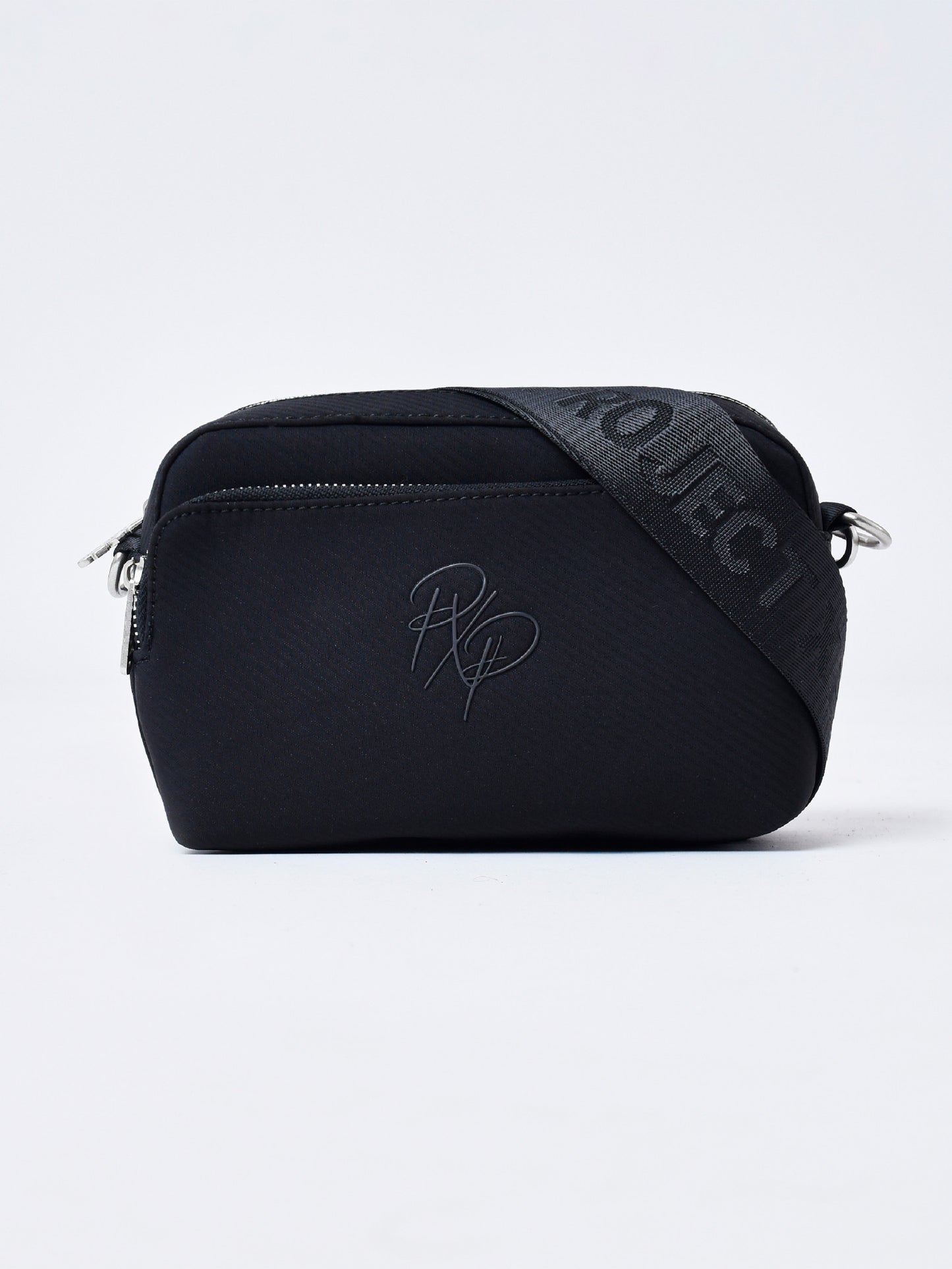 BANDOLERA BOLSO DE MANO MULTIBOLSILLO TEXTURIZADO - NEGRO - PROJECT X PARIS | B2472_BK_TU