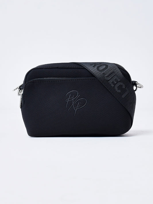 BANDOLERA BOLSO DE MANO MULTIBOLSILLO TEXTURIZADO - NEGRO - PROJECT X PARIS | B2472_BK_TU