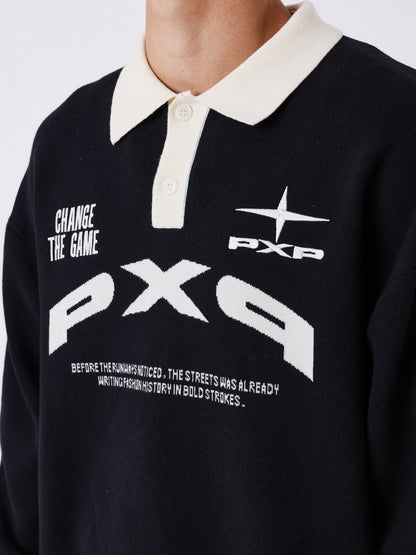 POLO DE PUNTO MATCHDAY - NEGRO - PROJECT X PARIS | PXP 2661014