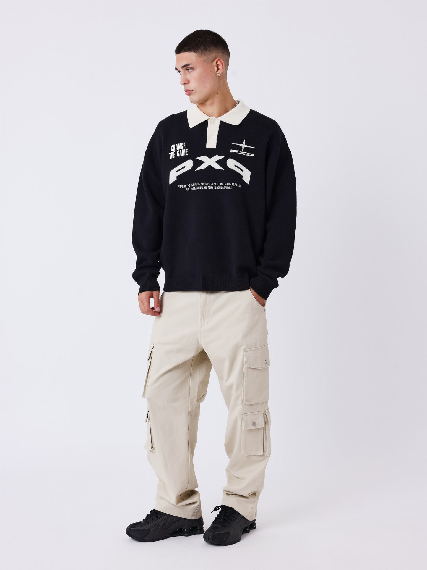 POLO DE PUNTO MATCHDAY - NEGRO - PROJECT X PARIS | PXP 2661014