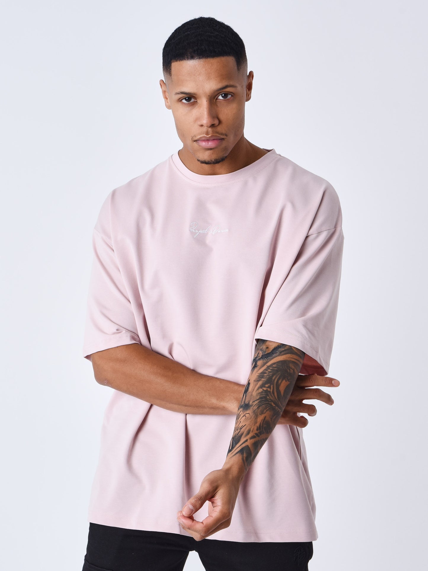 CAMISETA CON LOGO BORDADO - ROSA - PROJECT X PARIS | 2310045_PK3W