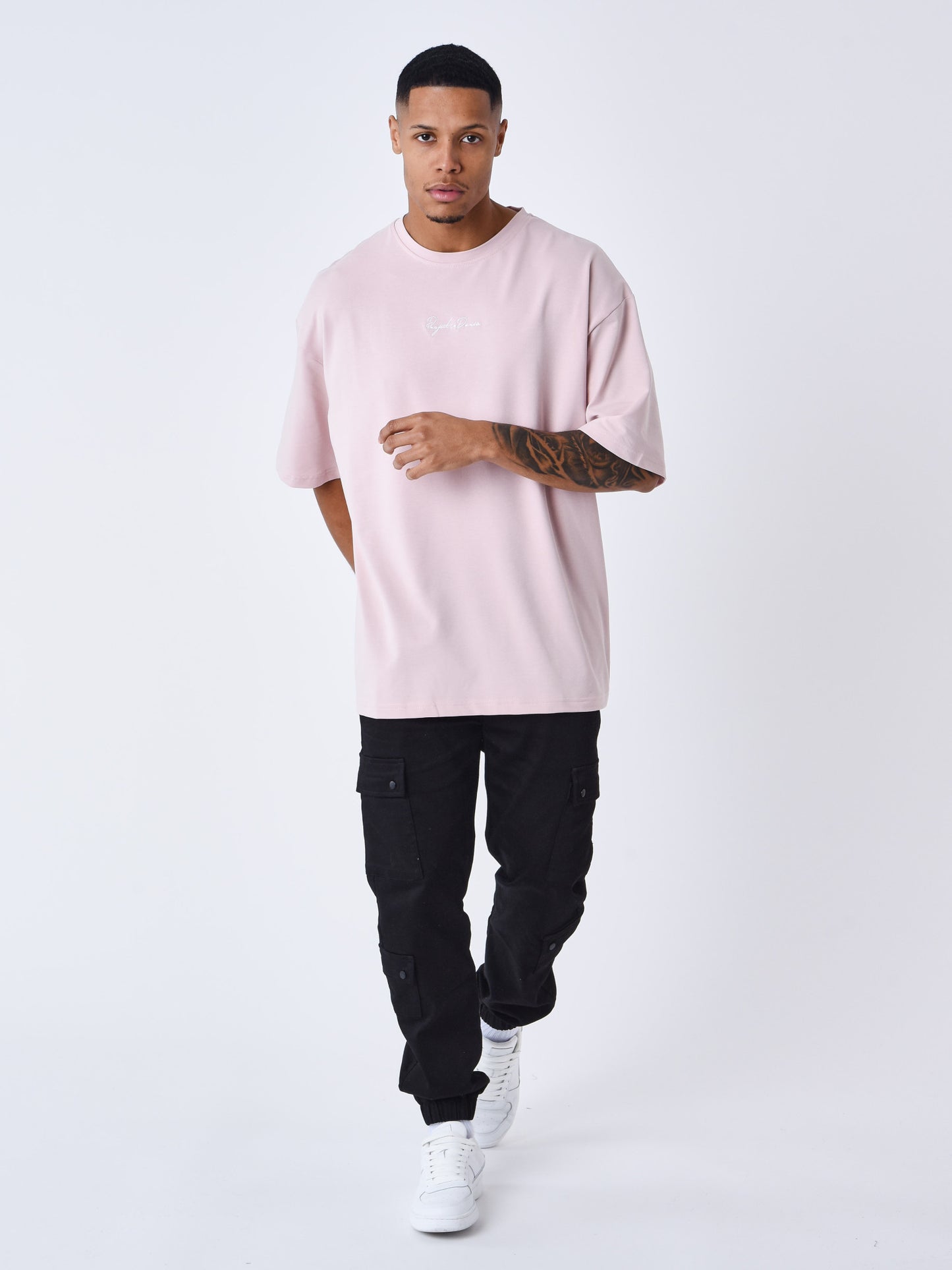 CAMISETA CON LOGO BORDADO - ROSA - PROJECT X PARIS | 2310045_PK3W