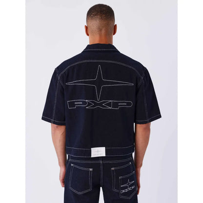 CAMISA MANGA CORTA KNOCKOUT - AZUL OSCURO - PROJECT X PARIS | PXP U2693101-BS
