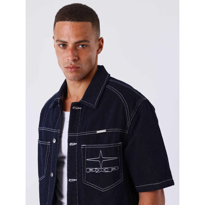 CAMISA MANGA CORTA KNOCKOUT - AZUL OSCURO - PROJECT X PARIS | PXP U2693101-BS